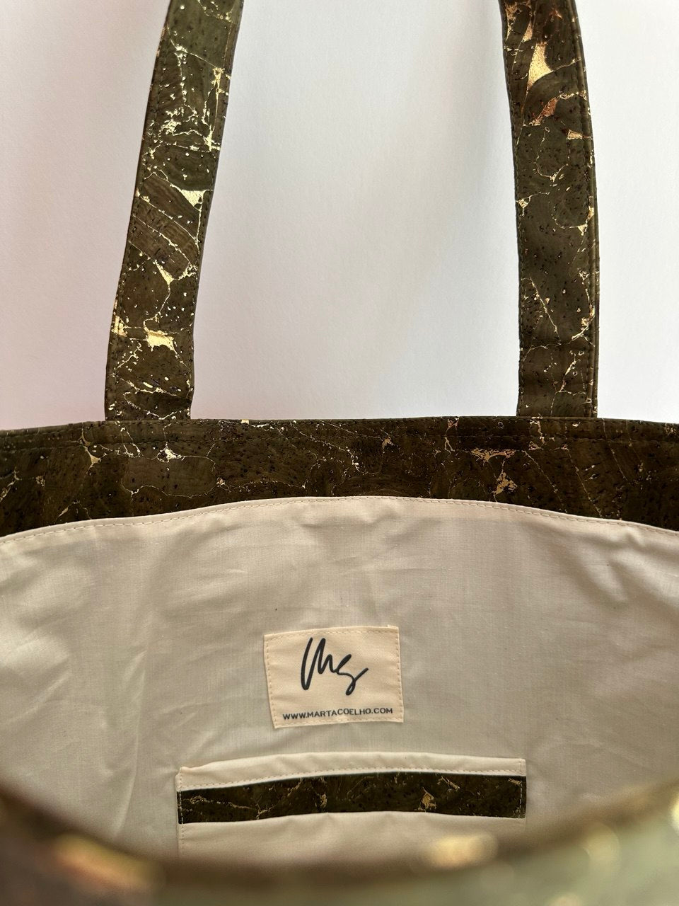 TOTE BAG Fragents Gold Green | Sustainable Bag