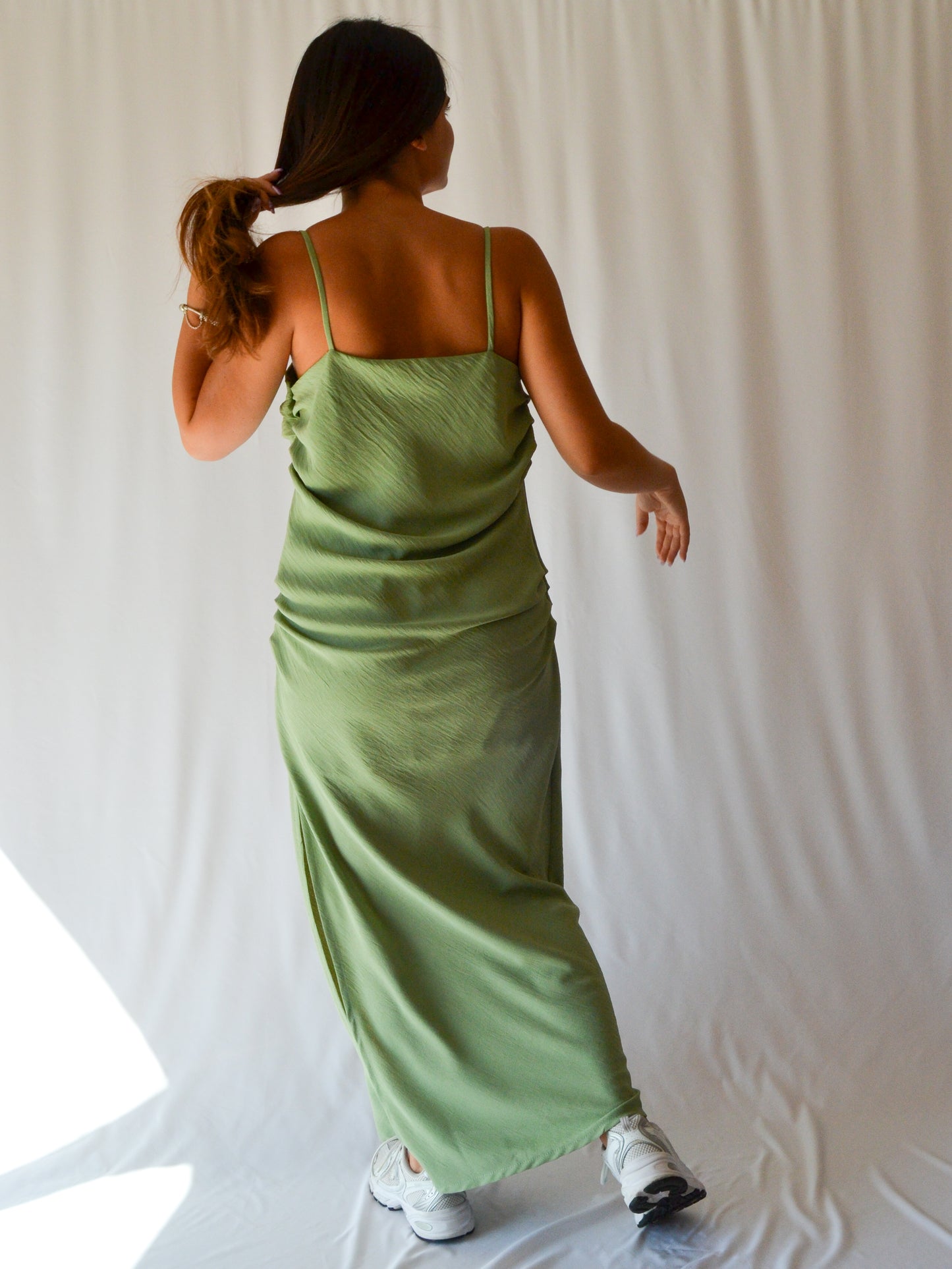 Nescence Long Dress | Green