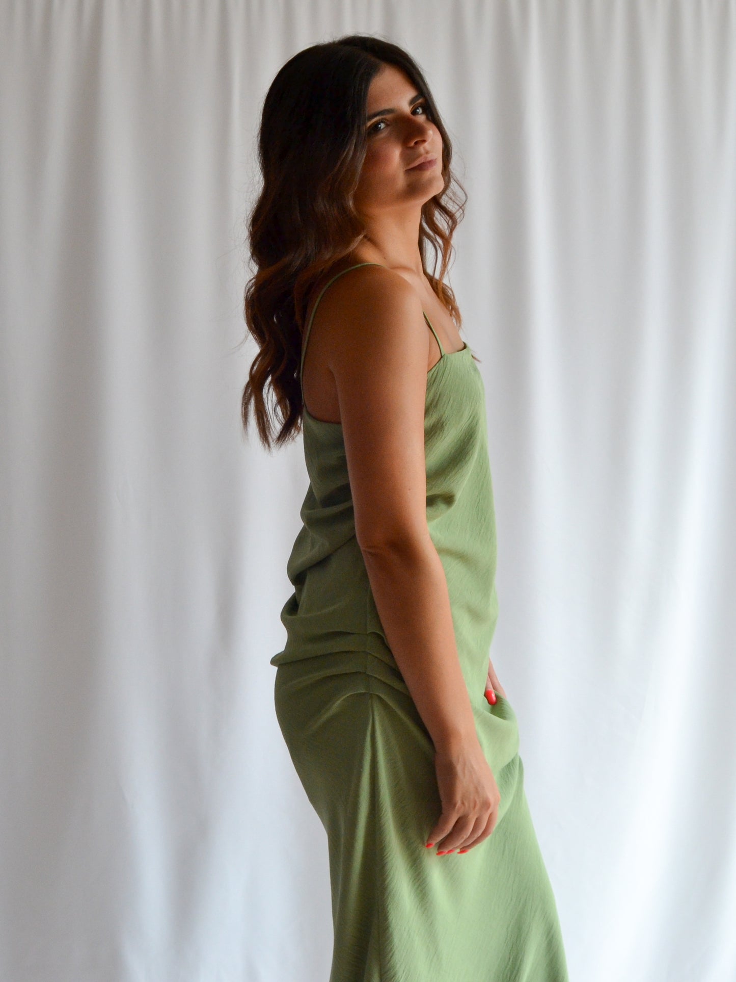 Nescence Long Dress | Green