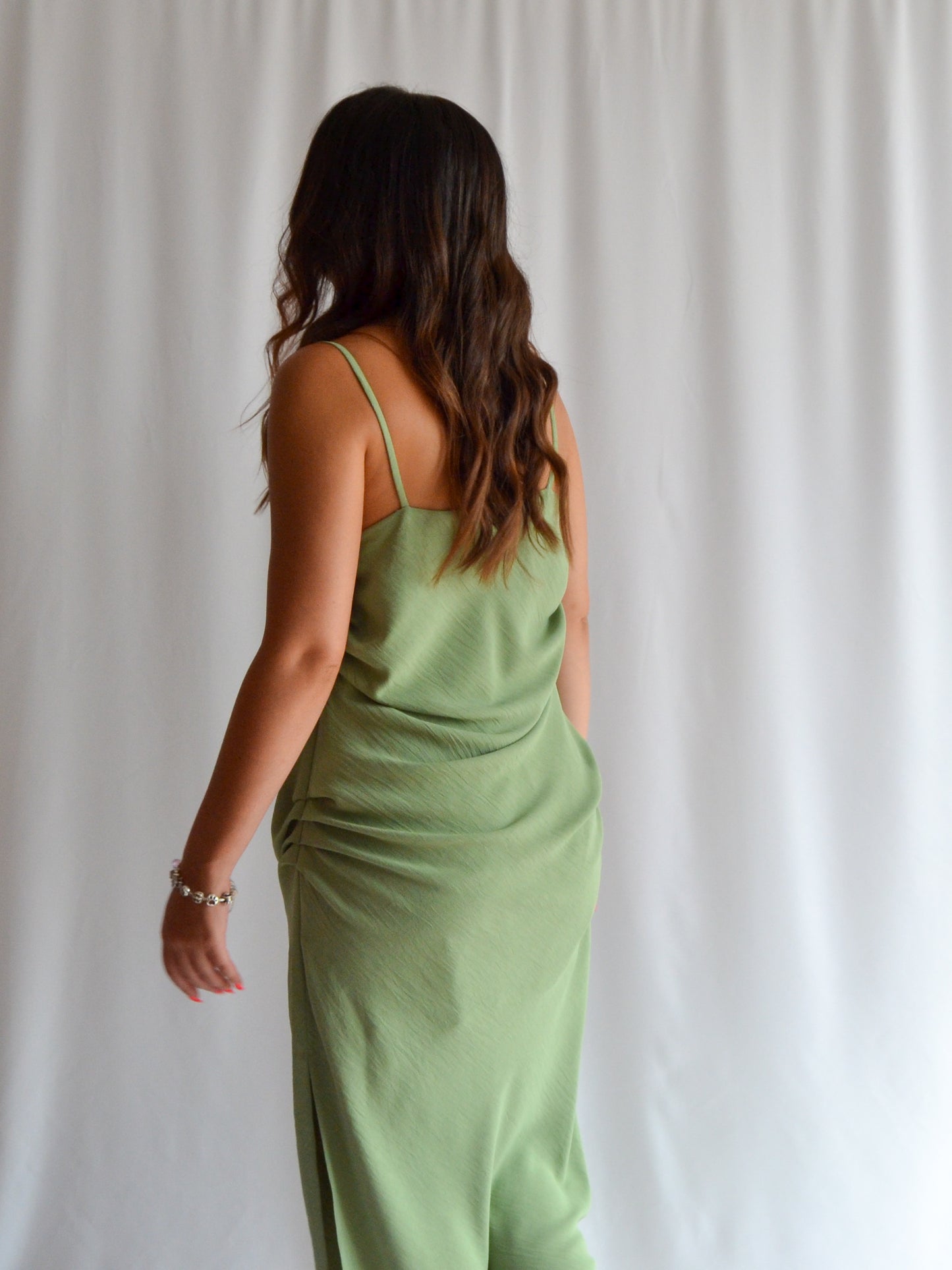 Nescence Long Dress | Green