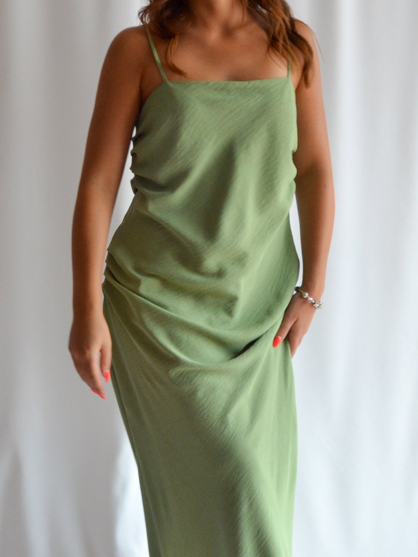 Nescence Long Dress | Green