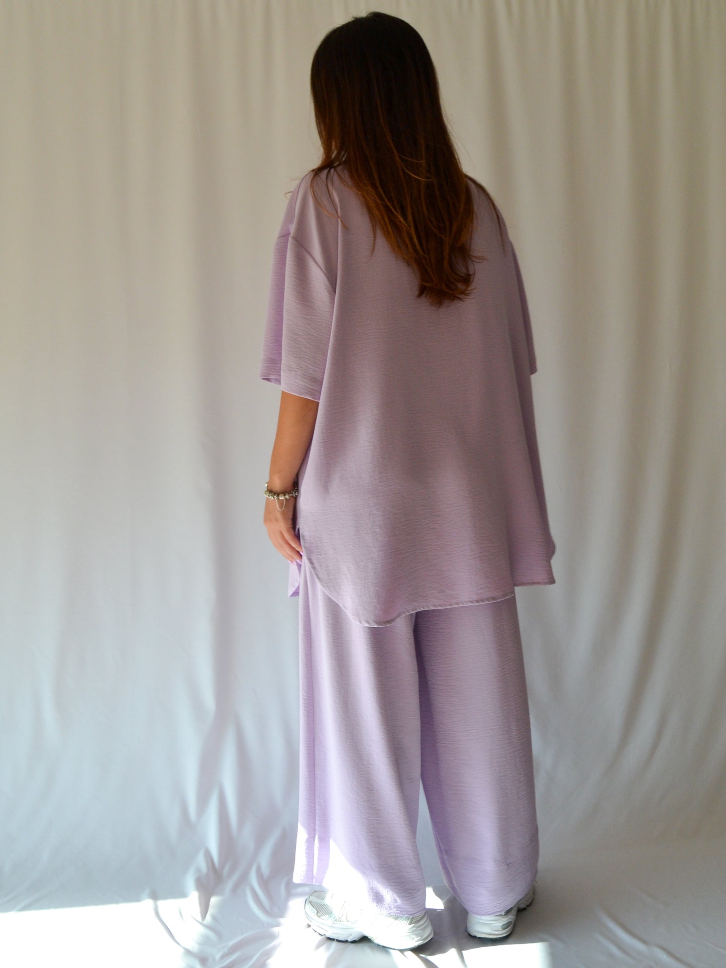 Nescence Oversized Shirt | lilac | Short Sleeve | One Size Fits All