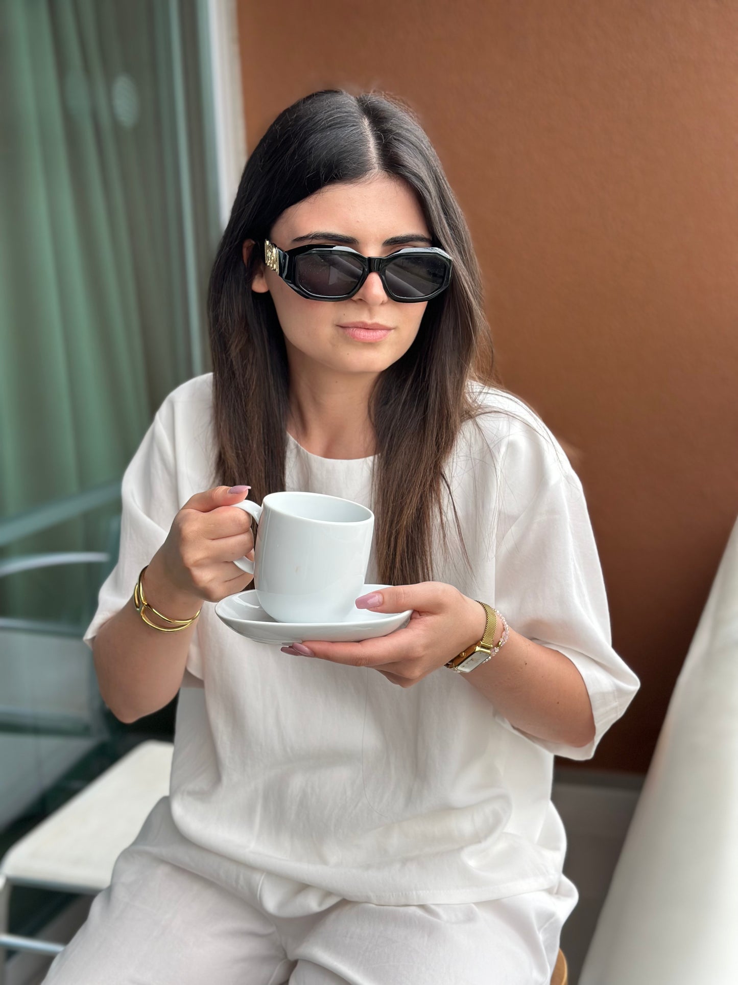 Blusa de Manga Curta Sementa | Cor Branco