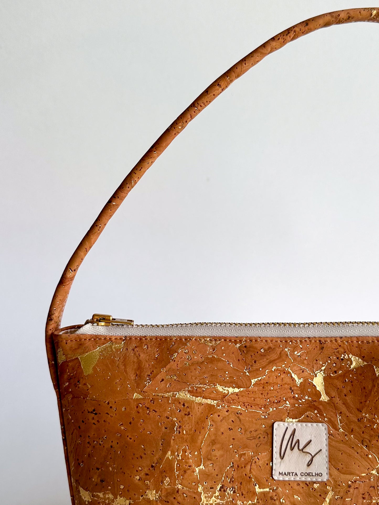 MICRO Fragments Gold in Latte | Sustainable Bag