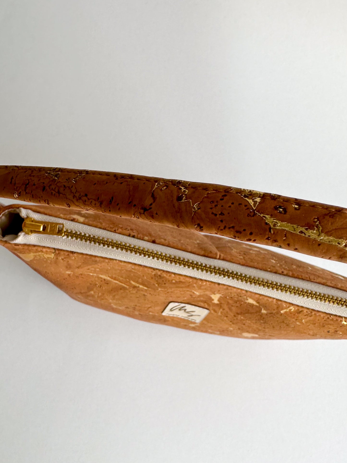 MICRO Fragments Gold in Latte | Sustainable Bag