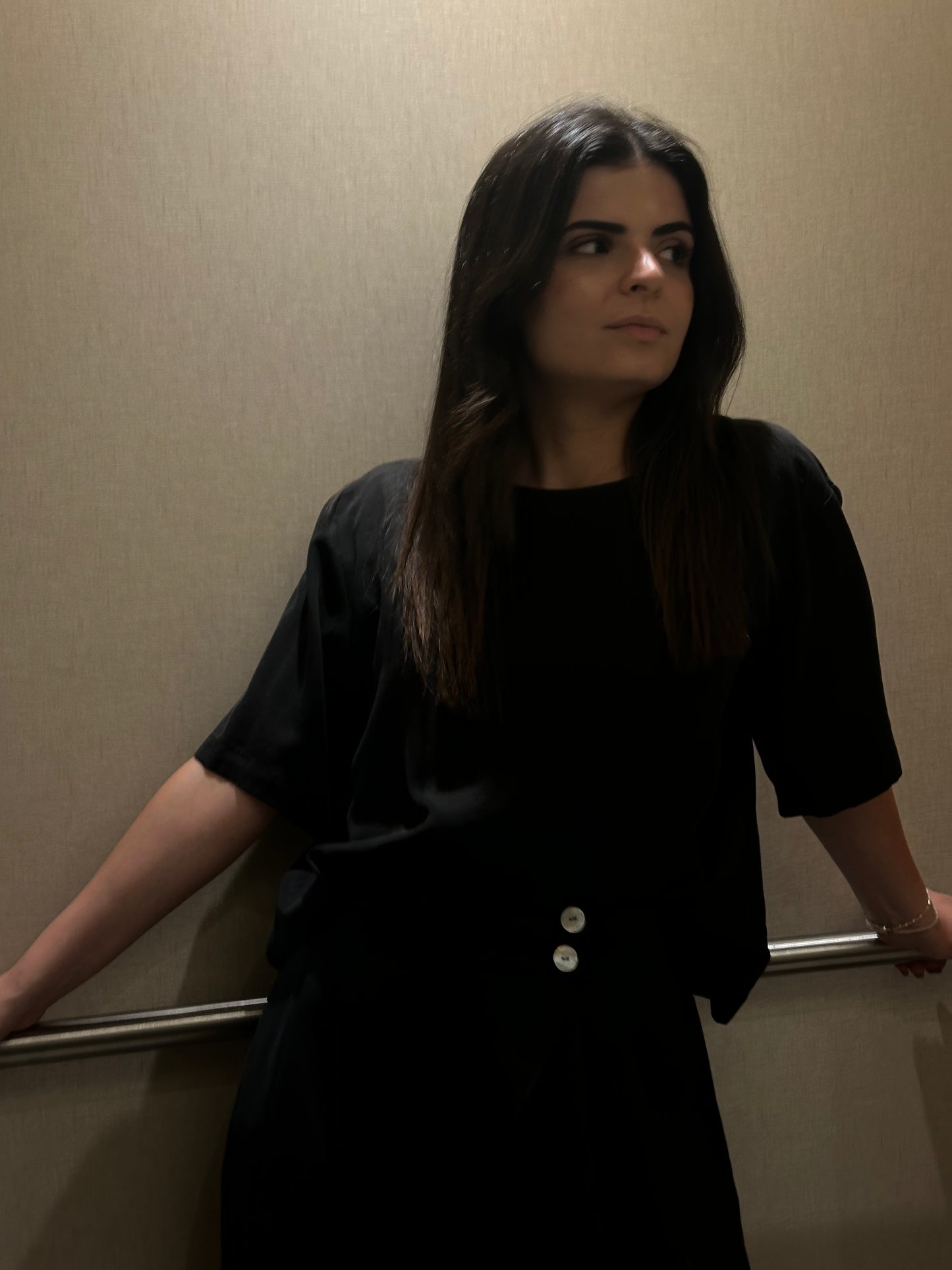 Blusa de Manga Curta Sementa | Cor Preto
