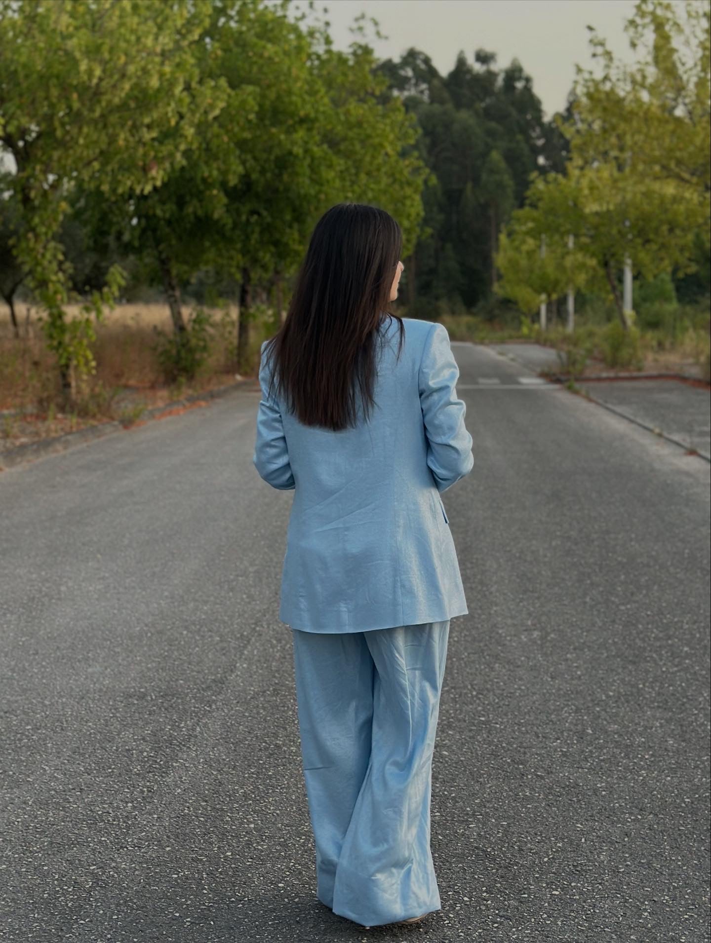 Blazer Luzenta | Cor Azul com Brilho