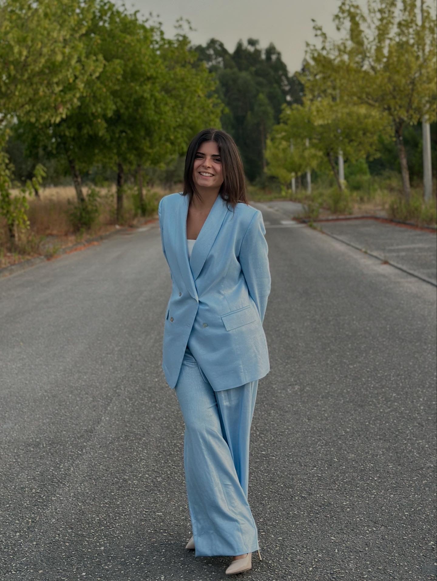 Blazer Luzenta | Cor Azul com Brilho