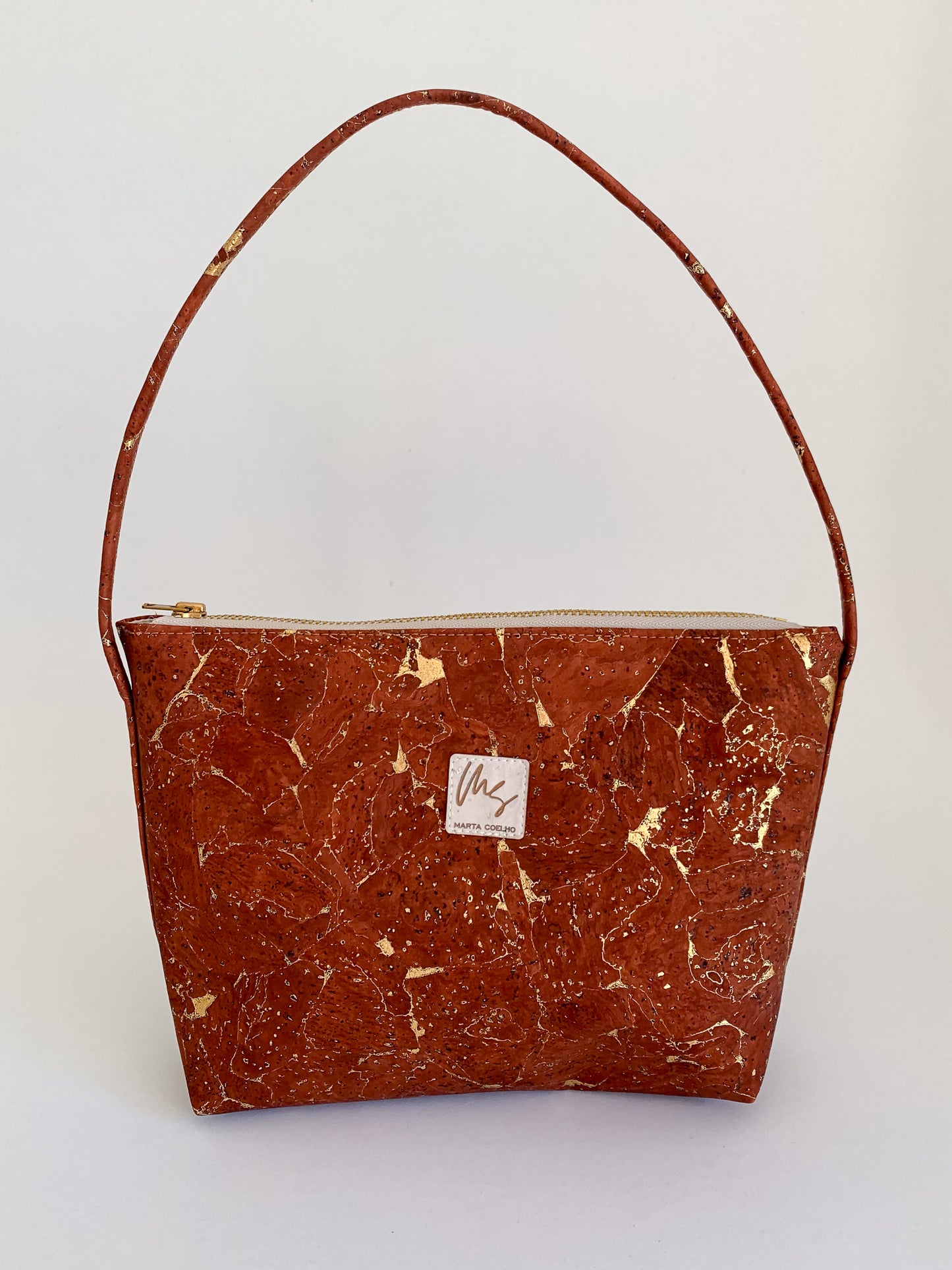 MICRO Fragments Gold Caramel | Sustainable Bag