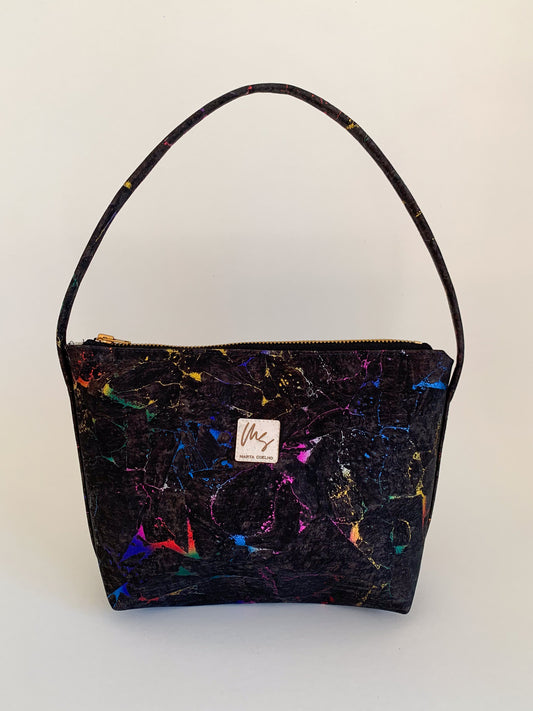 MICRO Fragments Multi Blue | Sustainable Bag