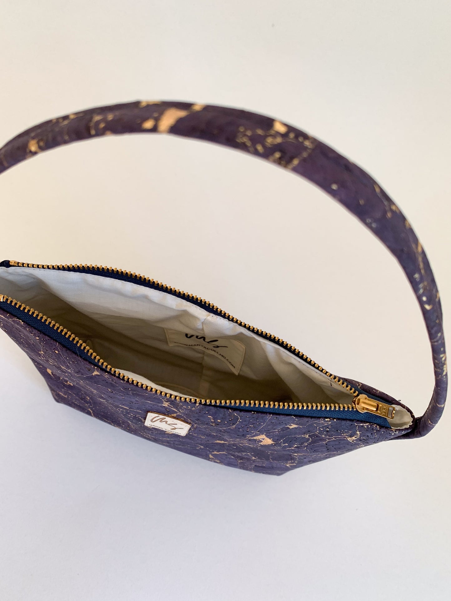 MICRO Fragments Gold Blue | Sustainable Bag