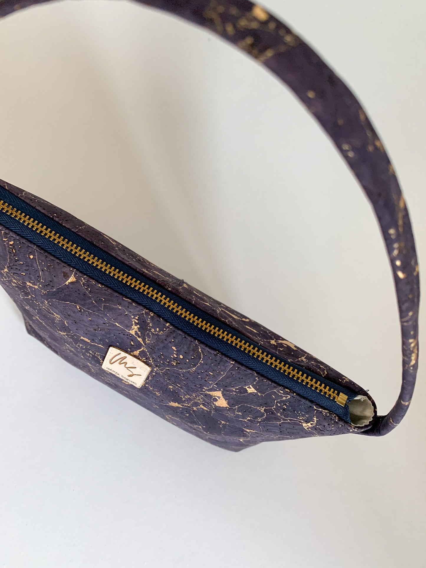 MICRO Fragments Gold Blue | Sustainable Bag