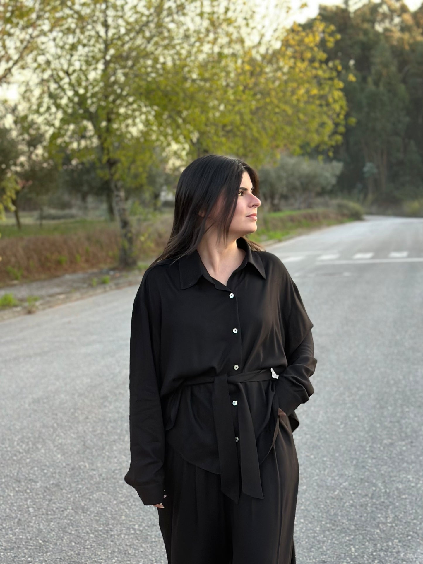 Calças Oliva | Cor Preto