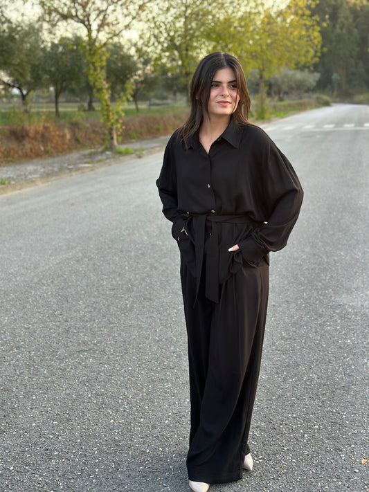 Calças Oliva | Cor Preto