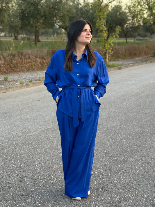 Calças Oliva | Cor Azulão