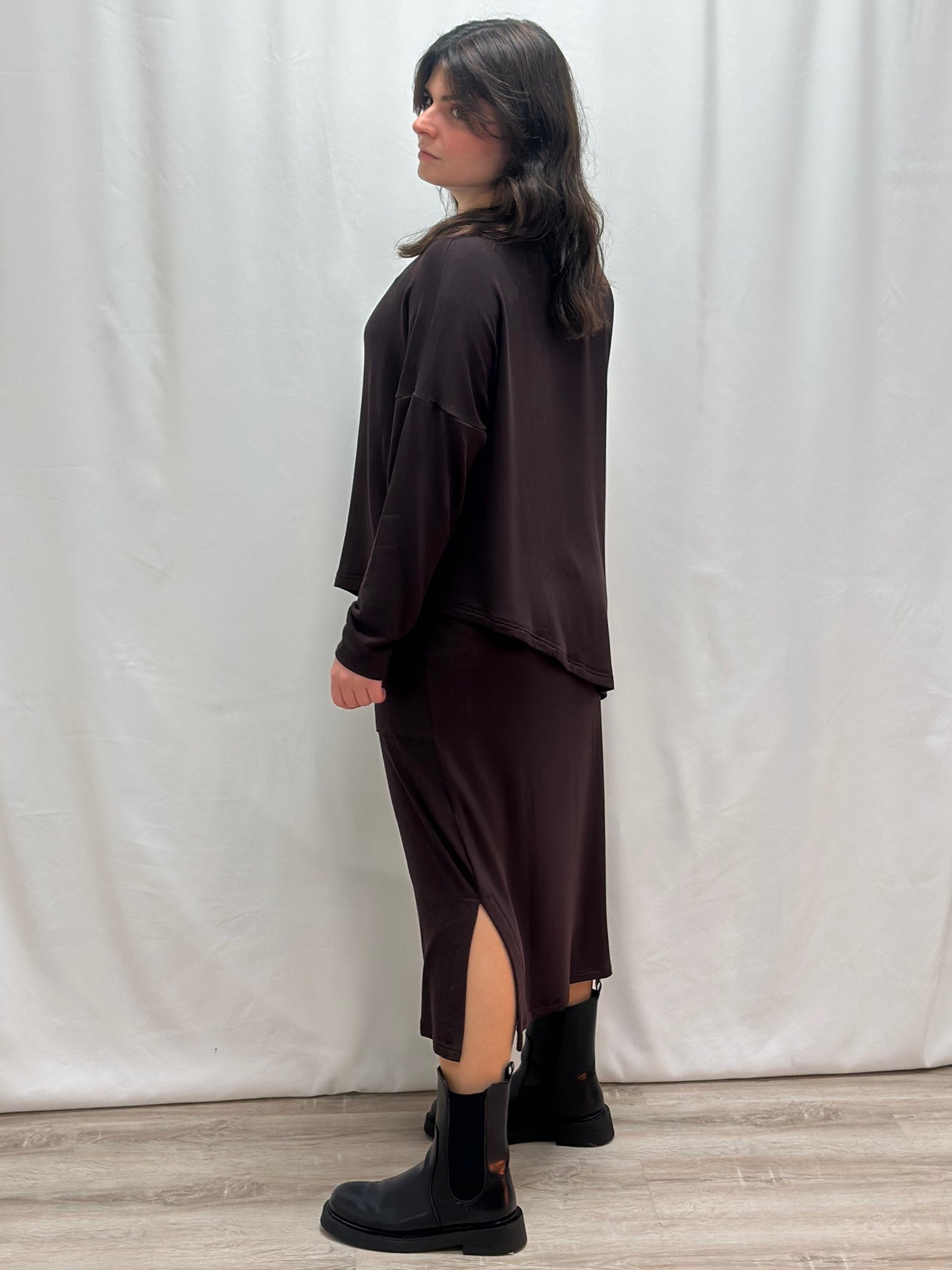 Saia Prenzia | Cor Castanho