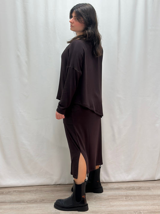 Saia Prenzia | Cor Castanho