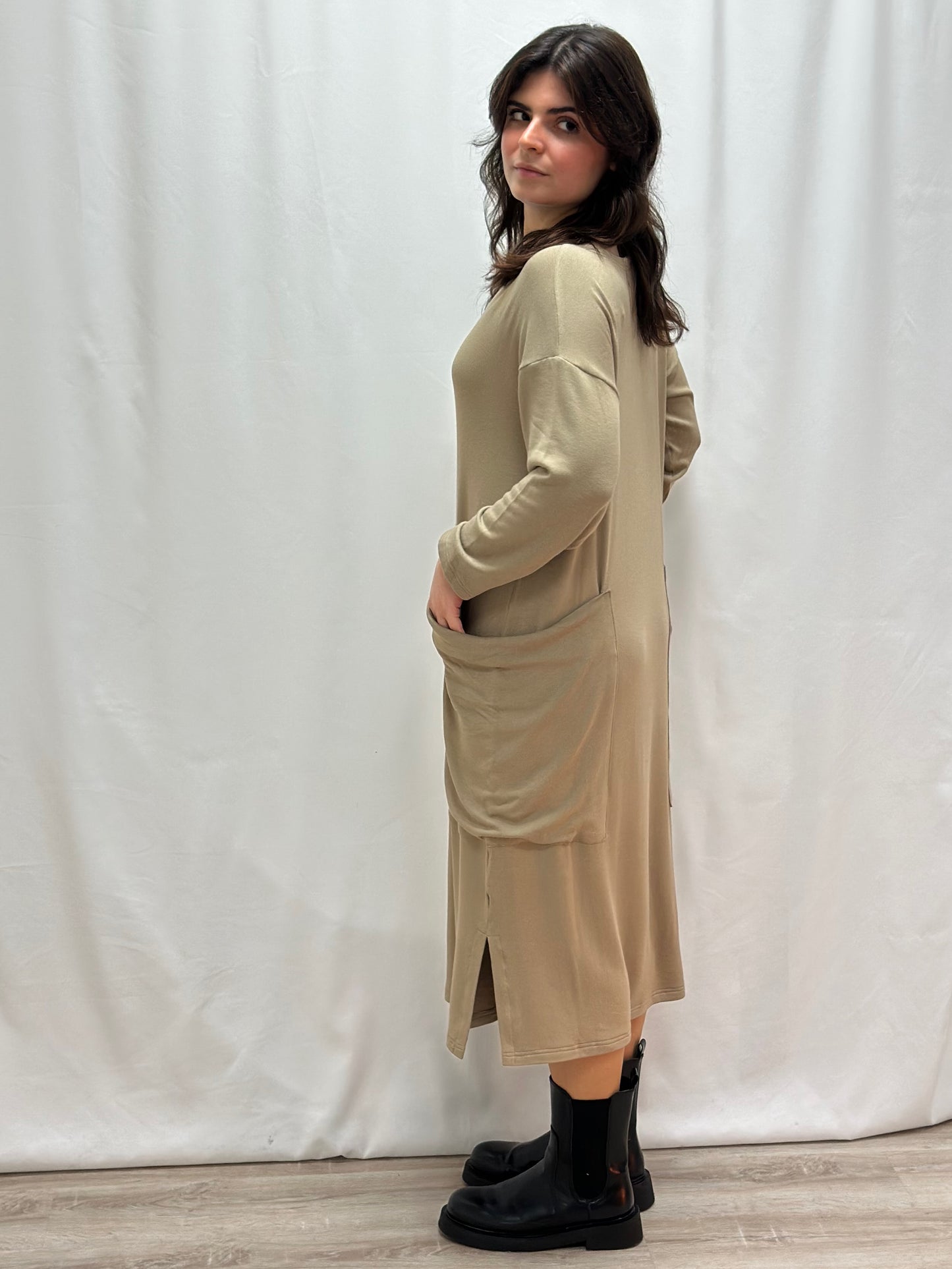 Vestido Essenza | Cor Bege