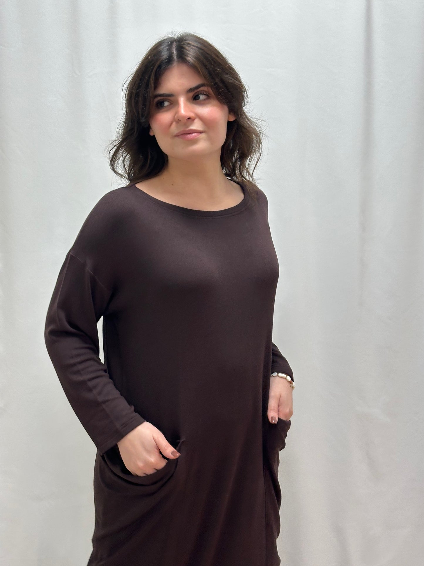 Vestido Essenza | Cor Castanho