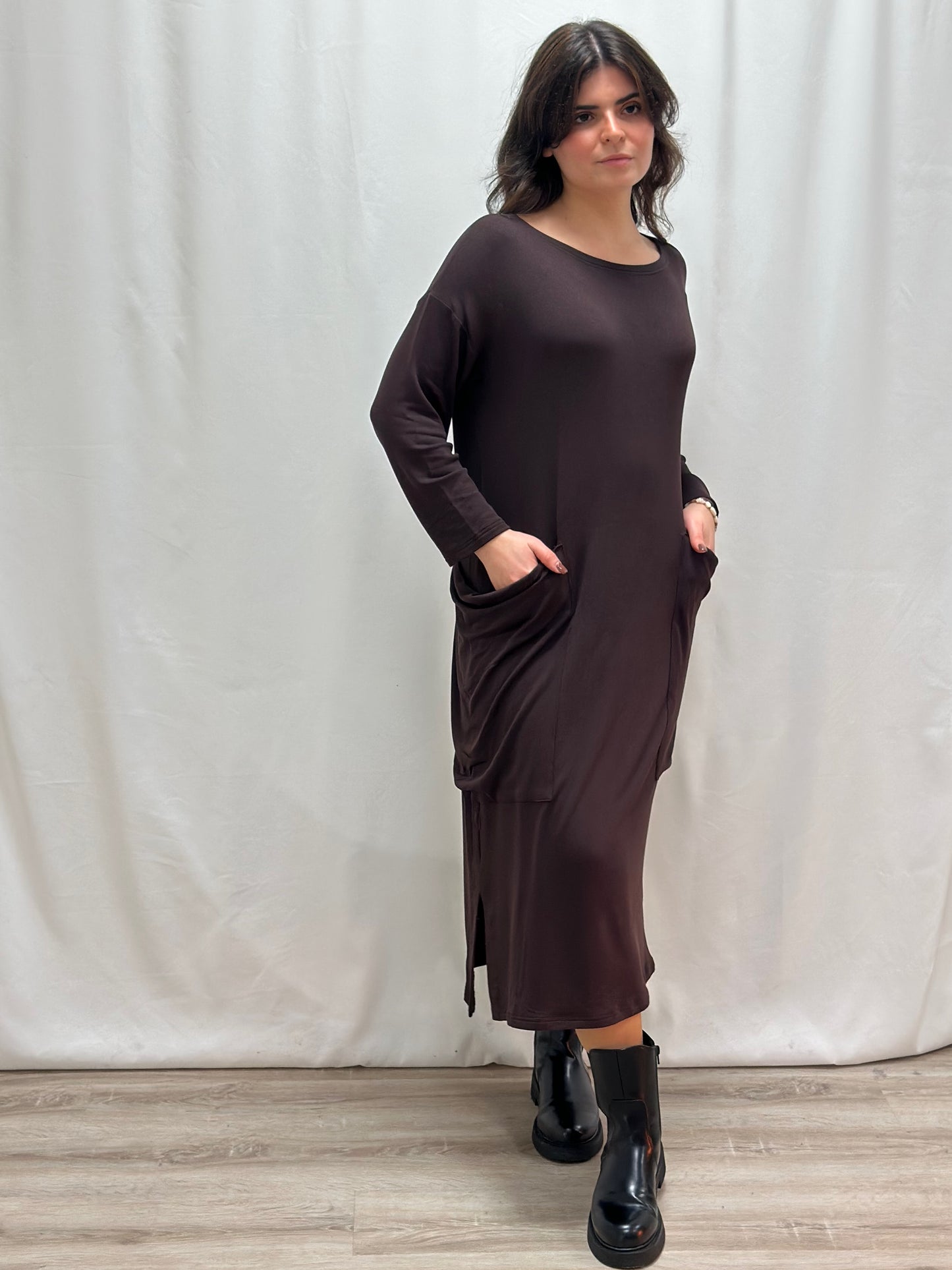 Vestido Essenza | Cor Castanho