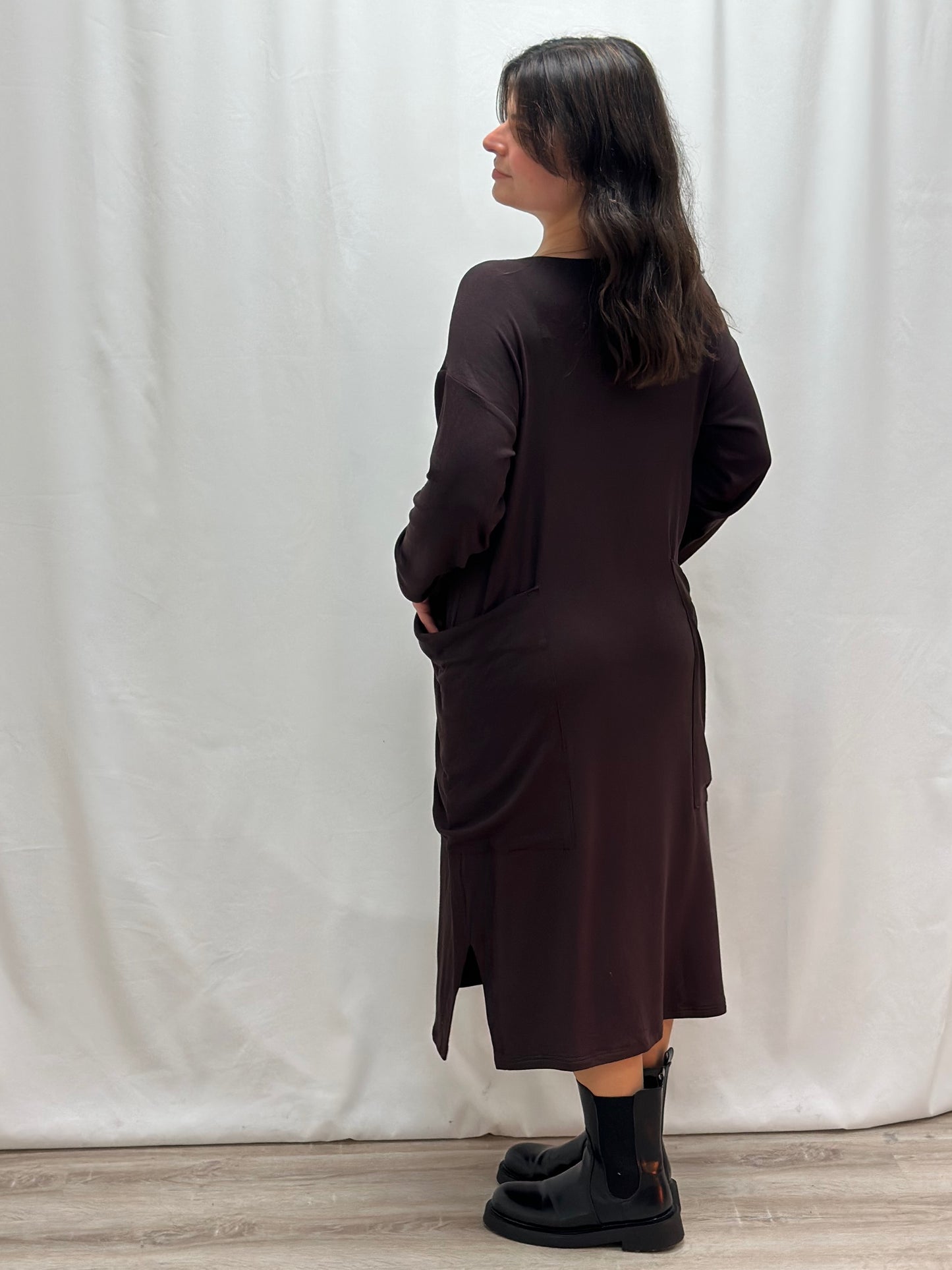 Vestido Essenza | Cor Castanho